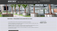 Desktop Screenshot of montinox.com.br